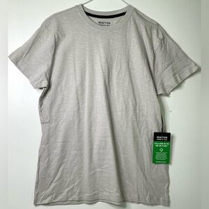 Reaction Kenneth Cole T Shirt Light Grey Group Core Fall Sz L New
